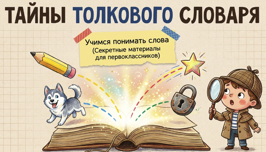 Слайд 2: Тайны толкового словаря — учимся понимать слова