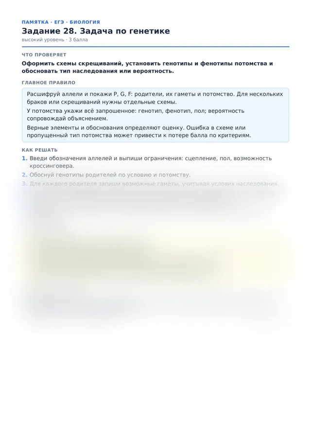 Начало памятки к заданию 28