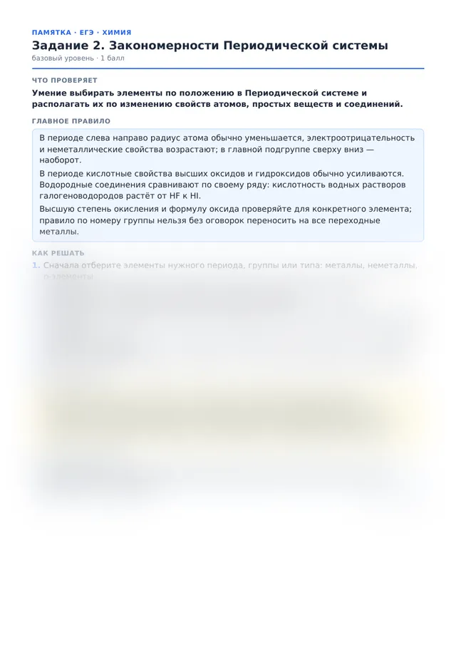 Начало памятки к заданию 2