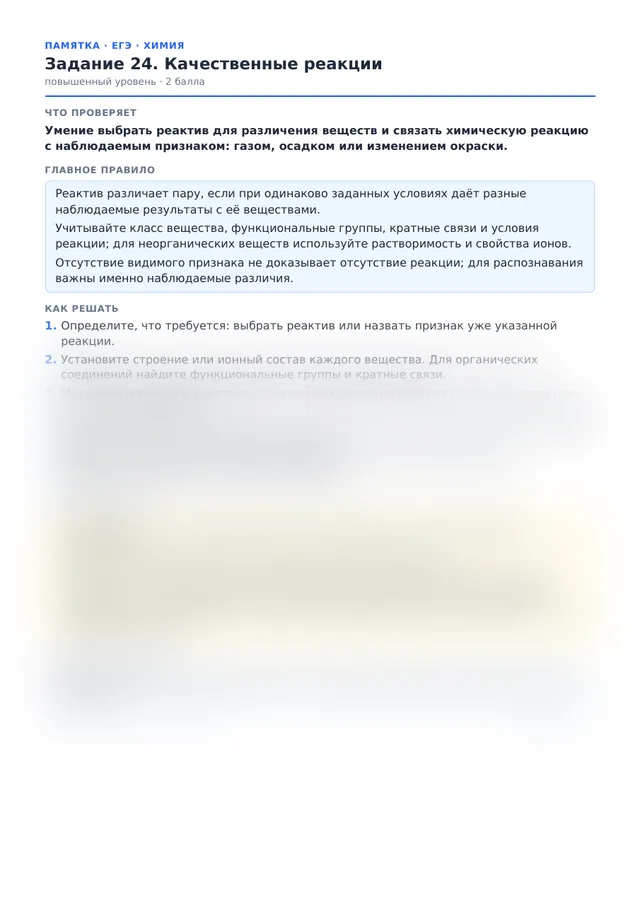 Начало памятки к заданию 24