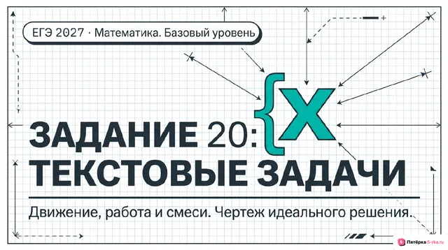 Слайд 1 презентации-разбора задания 20