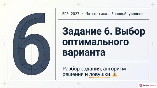 Слайд 1 презентации-разбора задания 6