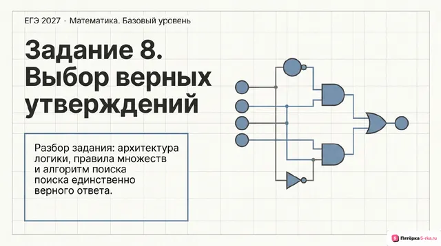 Слайд 1 презентации-разбора задания 8