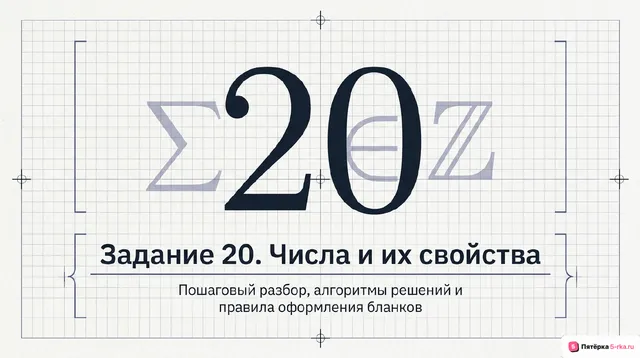 Слайд 1 презентации-разбора задания 20