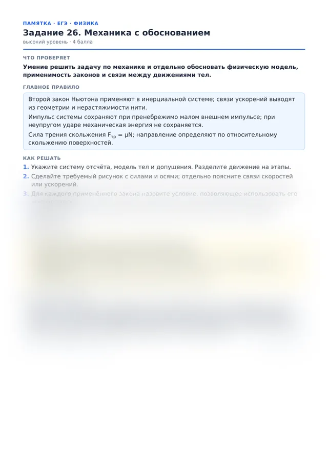 Начало памятки к заданию 26