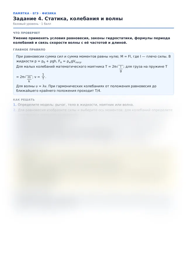 Начало памятки к заданию 4