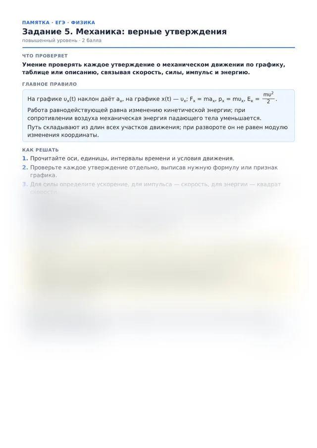 Начало памятки к заданию 5
