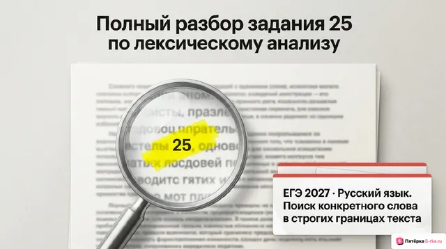 Слайд 1 презентации-разбора задания 25