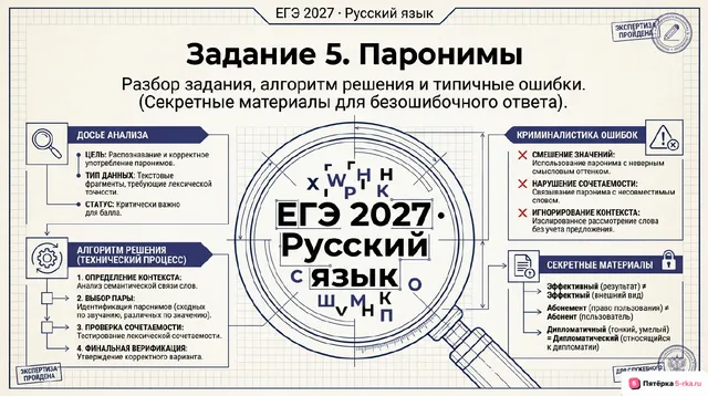 Слайд 1 презентации-разбора задания 5