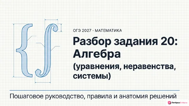 Слайд 1 презентации-разбора задания 20