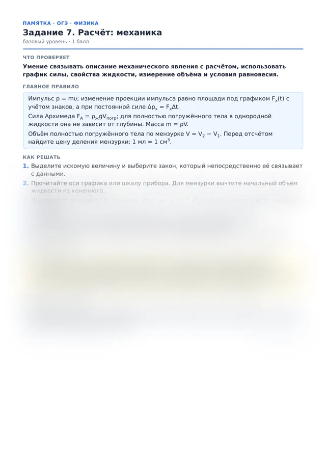 Начало памятки к заданию 7