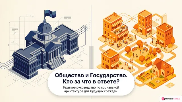 Обложка презентации к уроку «Гражданское общество и государство»