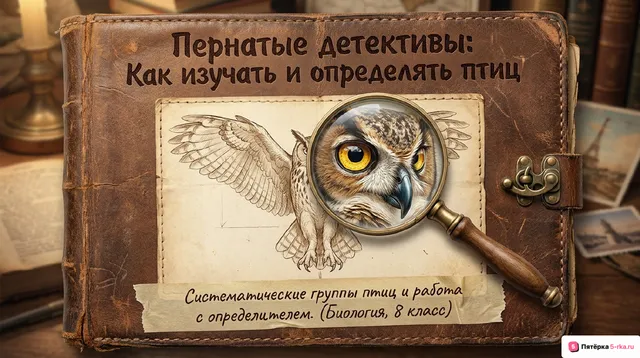 Обложка презентации к уроку «Систематические группы птиц»