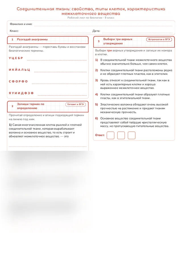 Начало рабочего листа