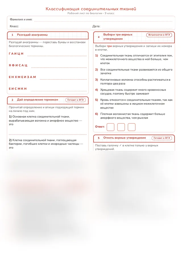 Начало рабочего листа