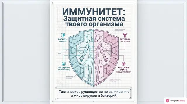 Обложка презентации к уроку «Врожденный и приобретенный иммунитет»