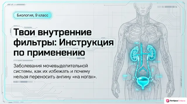 Обложка презентации к уроку «Заболевания органов мочевыделительной системы»