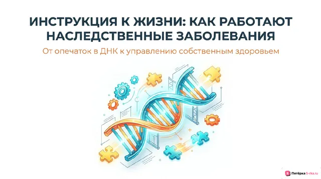 Обложка презентации к уроку «Наследственные заболевания человека»