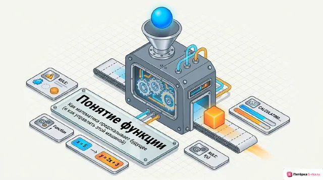 Обложка презентации к уроку «Понятие функции»