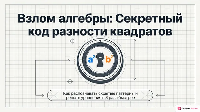 Обложка презентации к уроку «Произведение разности и суммы двух выражений»