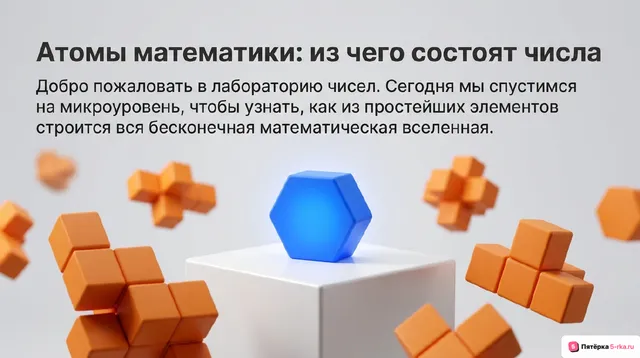 Обложка презентации к уроку «Простые и составные числа»
