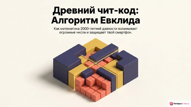 Обложка презентации к уроку «Алгоритм Евклида»