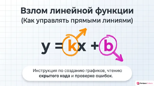 Обложка презентации к уроку «График линейной функции»
