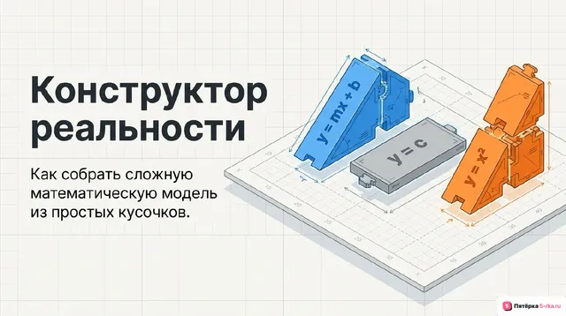 Обложка презентации к уроку «Кусочно-заданные функции»