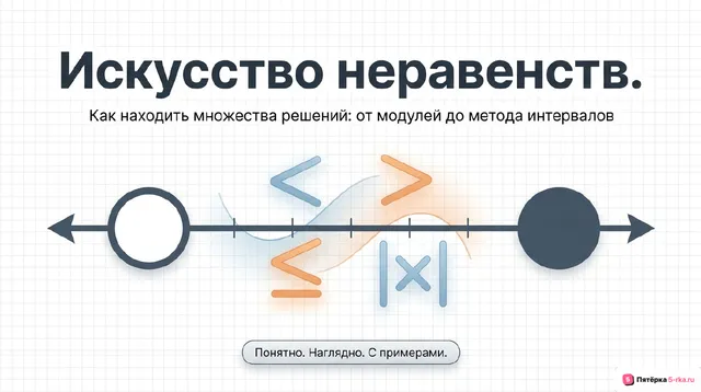 Обложка презентации к уроку «Понятие о решении неравенства с одной переменной»