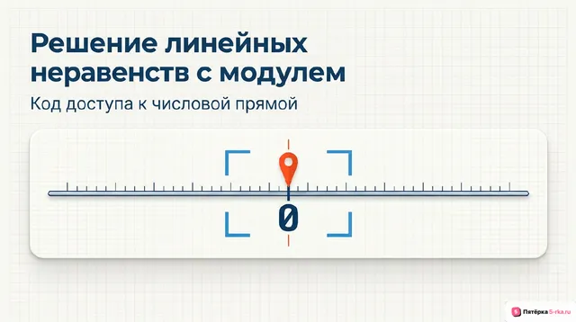 Обложка презентации к уроку «Решение линейных неравенств с одной переменной»