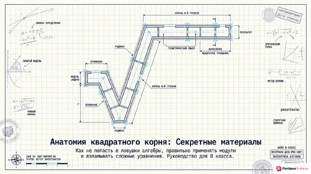 Обложка презентации к уроку «Арифметический квадратный корень и его свойства»