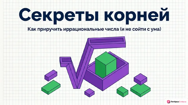 Обложка презентации к уроку «Свойства действий с иррациональными числами»