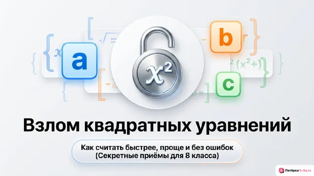 Обложка презентации к уроку «Формула корней квадратного уравнения»