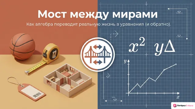 Обложка презентации к уроку «Уравнение как математическая модель реальной ситуации»