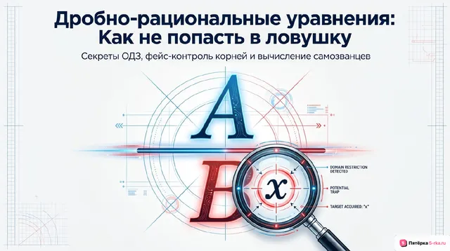 Обложка презентации к уроку «Дробно-рациональные уравнения»