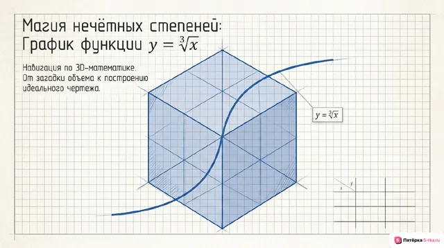 Обложка презентации к уроку «Графики функций: y =√x , y = ³√x , y = | x |»