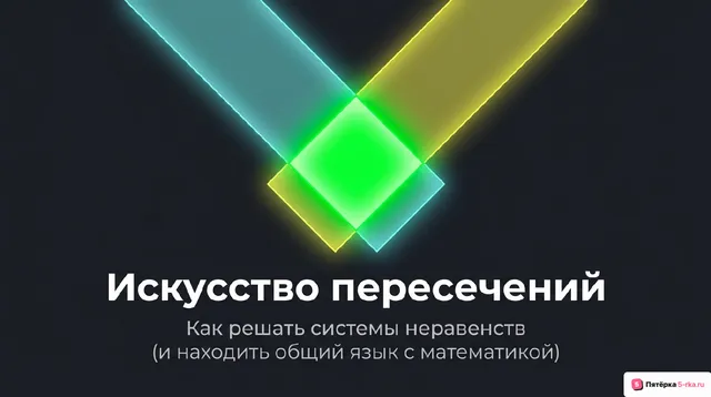 Обложка презентации к уроку «Системы неравенств с одной переменной»