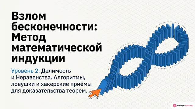 Обложка презентации к уроку «Метод математической индукции»