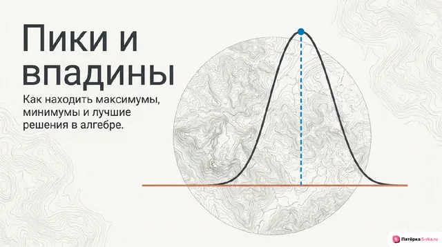 Обложка презентации к уроку «Максимумы и минимумы функции»