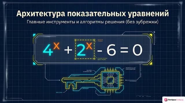 Обложка презентации к уроку «Показательные уравнения»