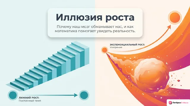 Обложка презентации к уроку «Линейный и экспоненциальный рост»