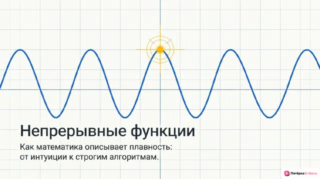 Обложка презентации к уроку «Непрерывные функции и их свойства»