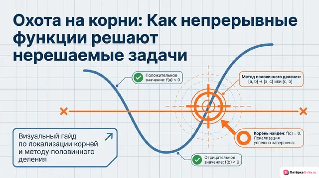 Обложка презентации к уроку «Применение свойств непрерывных функций для решения задач»
