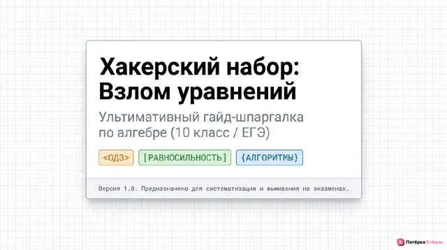 Обложка презентации к уроку «Повторение, обобщение, систематизация знаний: "Уравнения"»