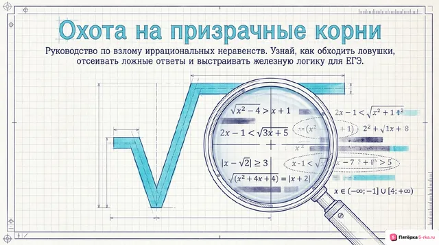 Обложка презентации к уроку «Основные методы решения иррациональных неравенств»