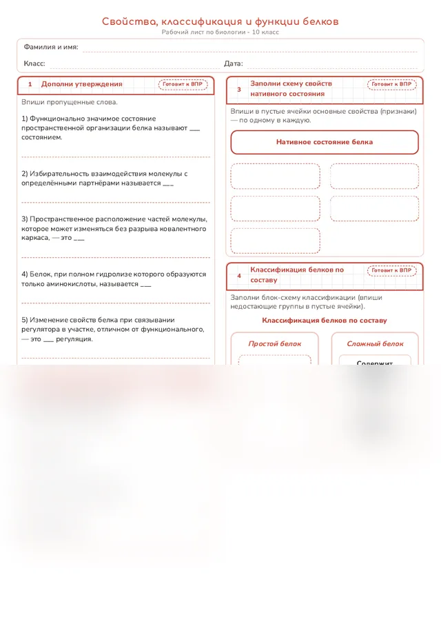 Начало рабочего листа