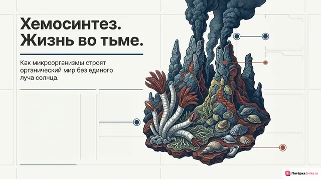 Обложка презентации к уроку «Хемосинтез»