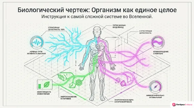 Обложка презентации к уроку «Организм как единое целое»