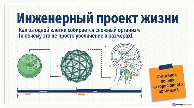 Обложка презентации к уроку «Индивидуальное развитие организмов — онтогенез»