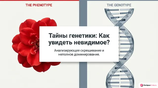 Обложка презентации к уроку «Анализирующее скрещивание»